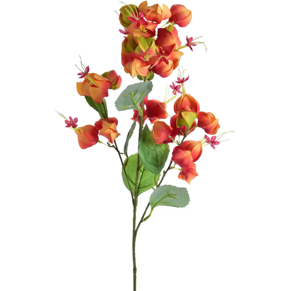 Flor naranja decorativa DECO-503007