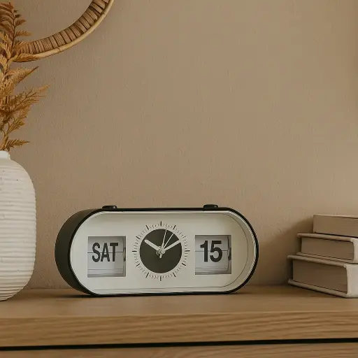 [DECO-210574] Reloj despertador con calendario simple DECO-210574